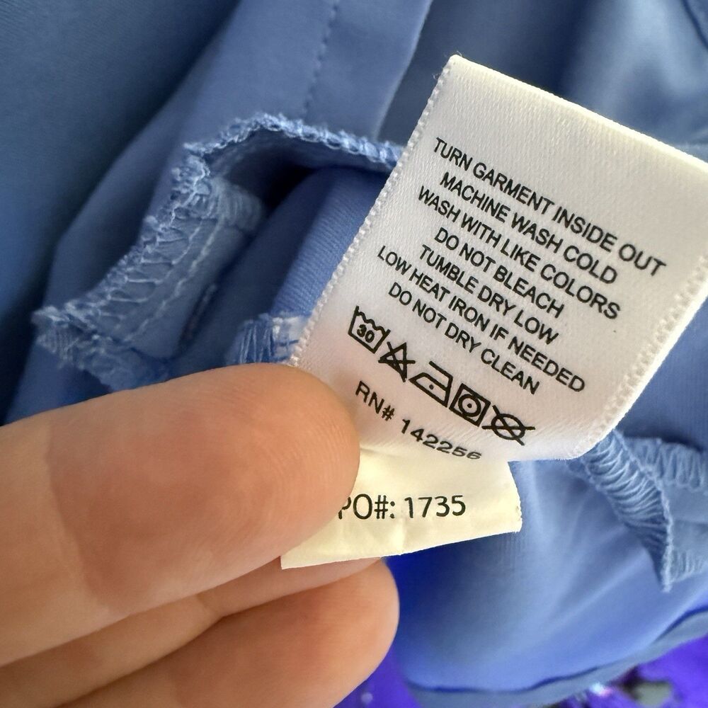 FIGS Casma Top Sz XS Blue Technical Collection Scrub FW1100 Nurse Vet Doctor - Picture 4 of 5